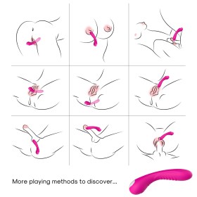 Silikonski vibrator za dvostruku stimulaciju Legend 52 00006-6